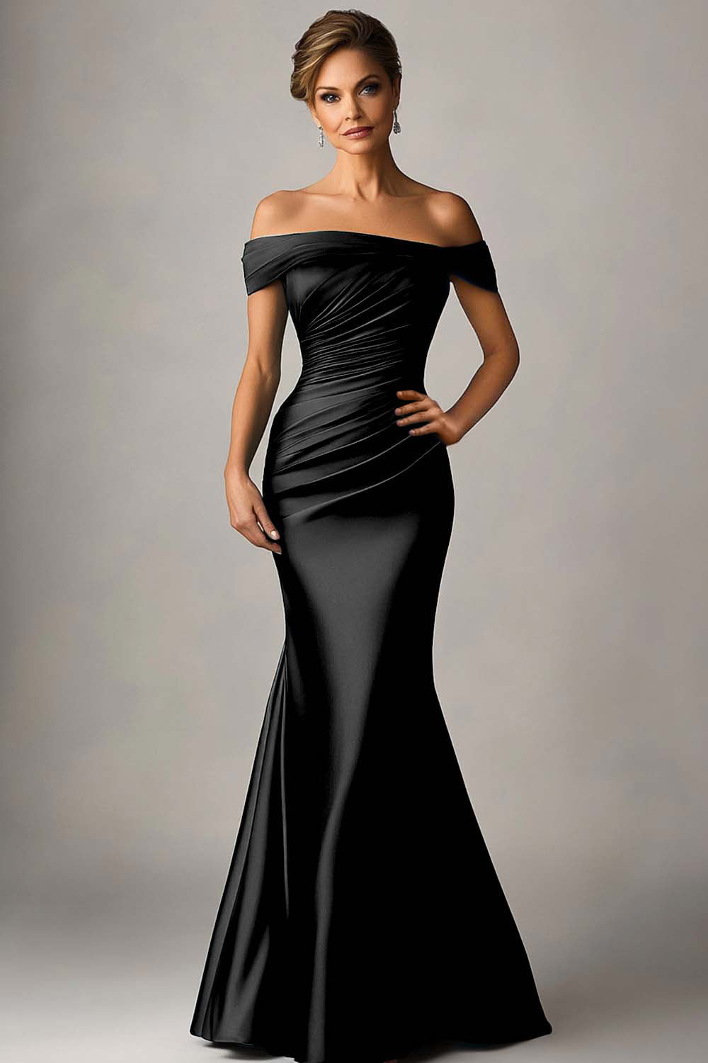 Ilona Mermaid Maxi Dress - Black
