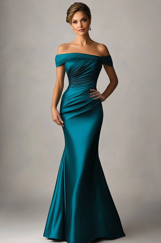 Ilona Mermaid Maxi Dress - Peacock