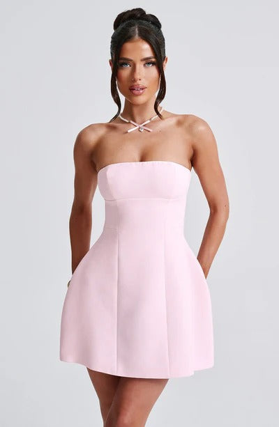 Women's Cocktail Strapless Bubble Mini Dress - product image 17