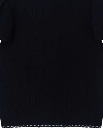 Jovita Ruffle Blouse - Black