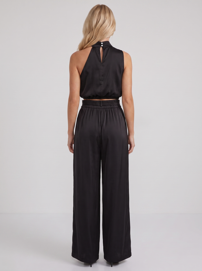 Kassia Pants Set - Black