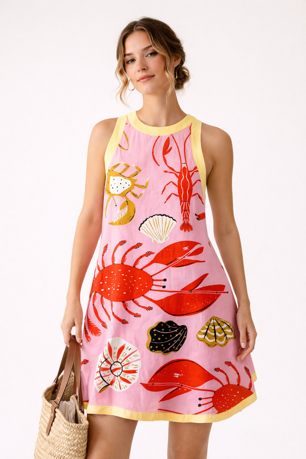 Koraal Nautical Mini Dress - Tropical Fish