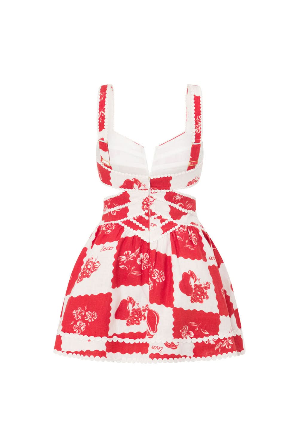 Carina Floral Cutout Mini Dress