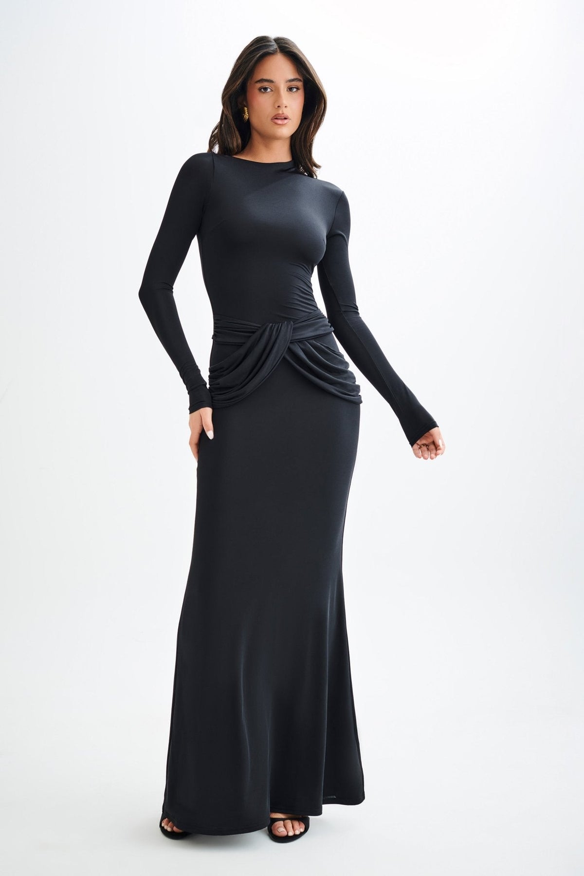 Lunette Maxi Dress - Black