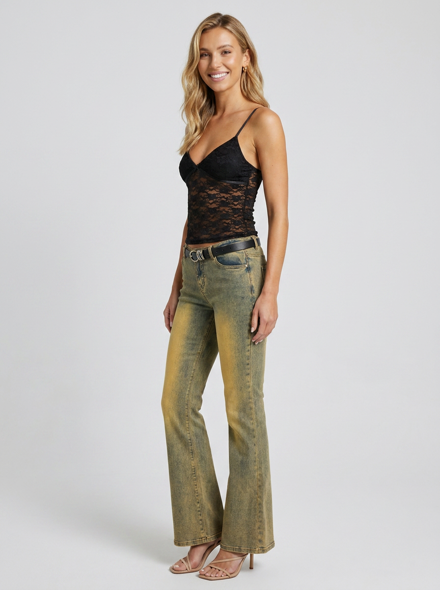 Meribel Lace Top - Black