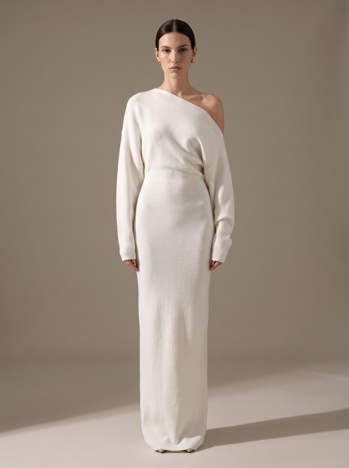 Nadege Knit Maxi Dress - Ivory