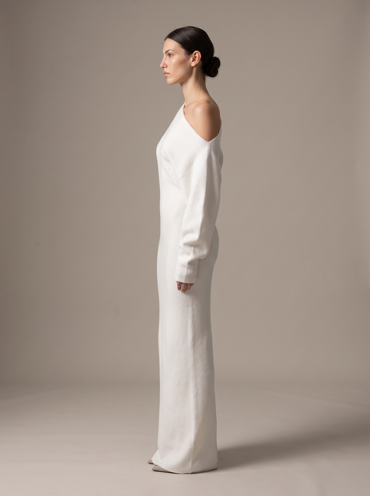 Nadege Knit Maxi Dress - Ivory