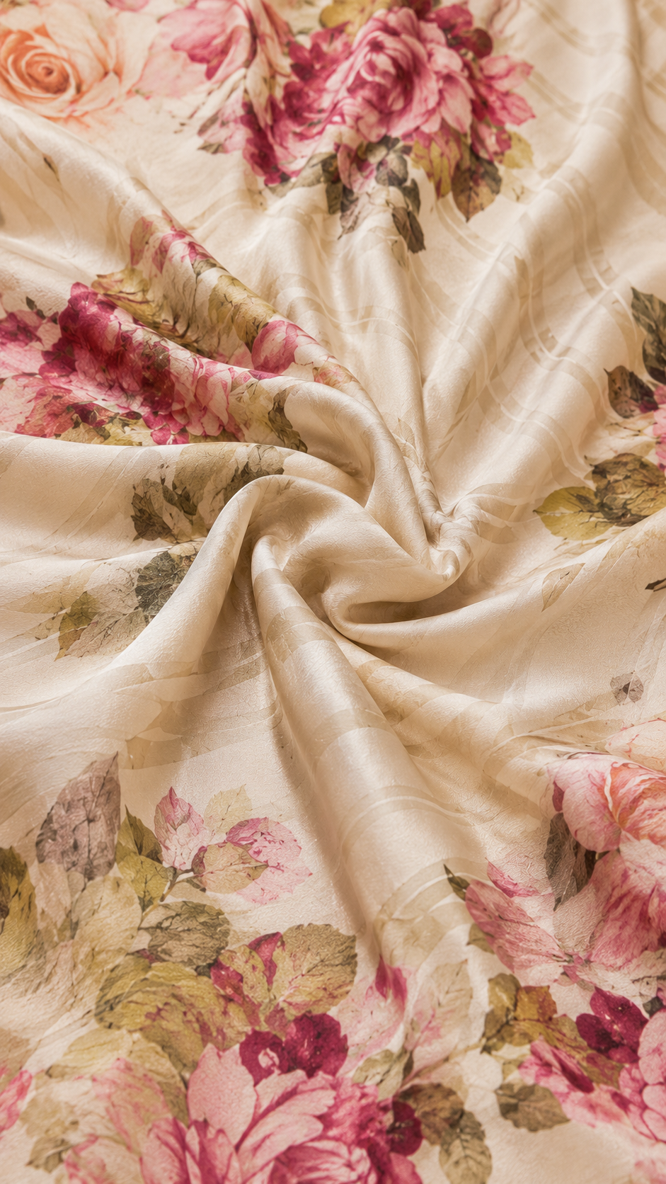 Novara Floral Midi Dress - Cream Floral
