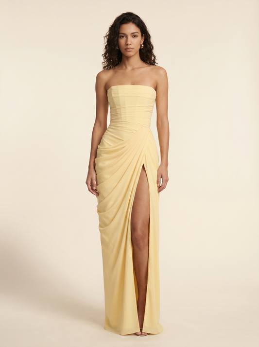 Odessa Maxi Dress - Butter Yellow