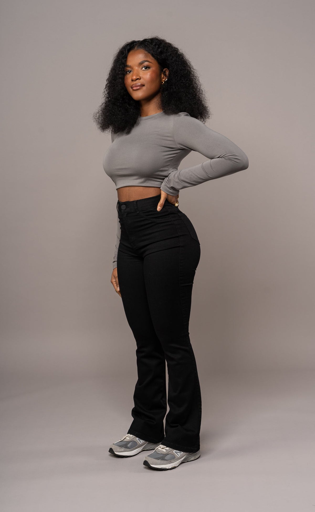 Phaedra Flare Jeans - Black