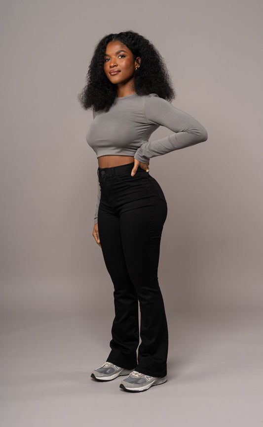 Phaedra Flare Jeans - Black