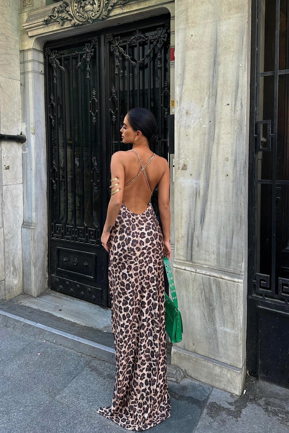 Seya Leopard Maxi Dress - Leopard Print