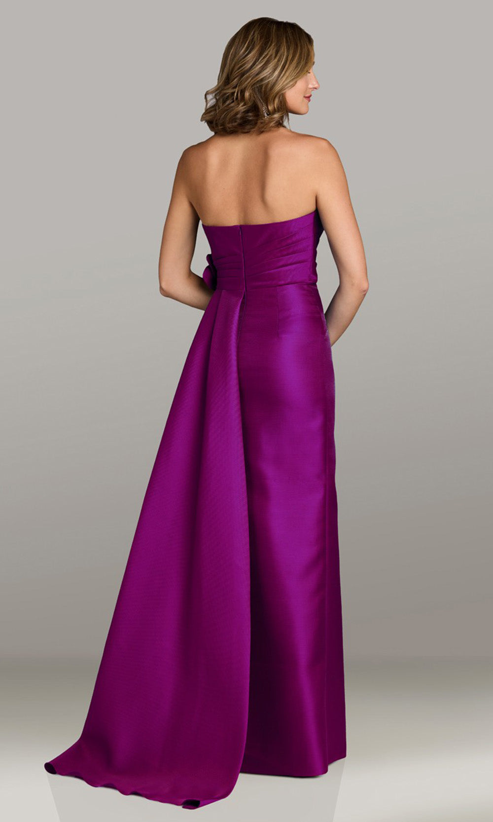 Silvana Strapless Maxi Dress - Fuchsia