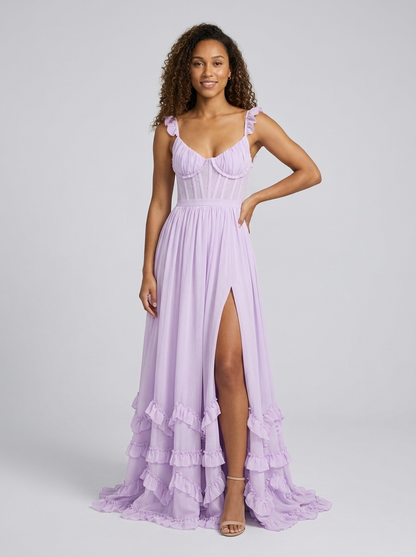 Aurelia Floral Bustier Maxi Dress