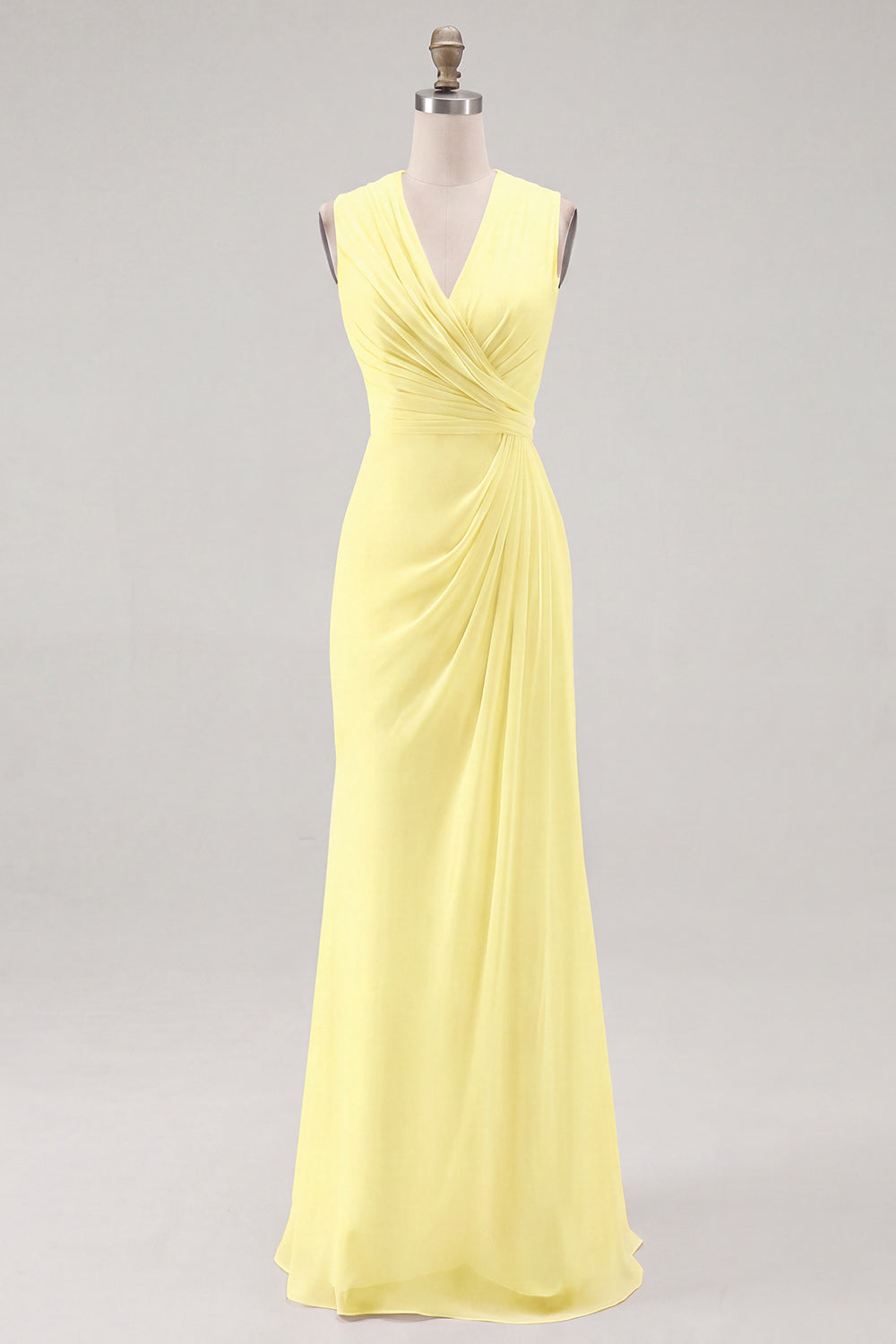 Vada Chiffon Maxi Dress - Butter Yellow